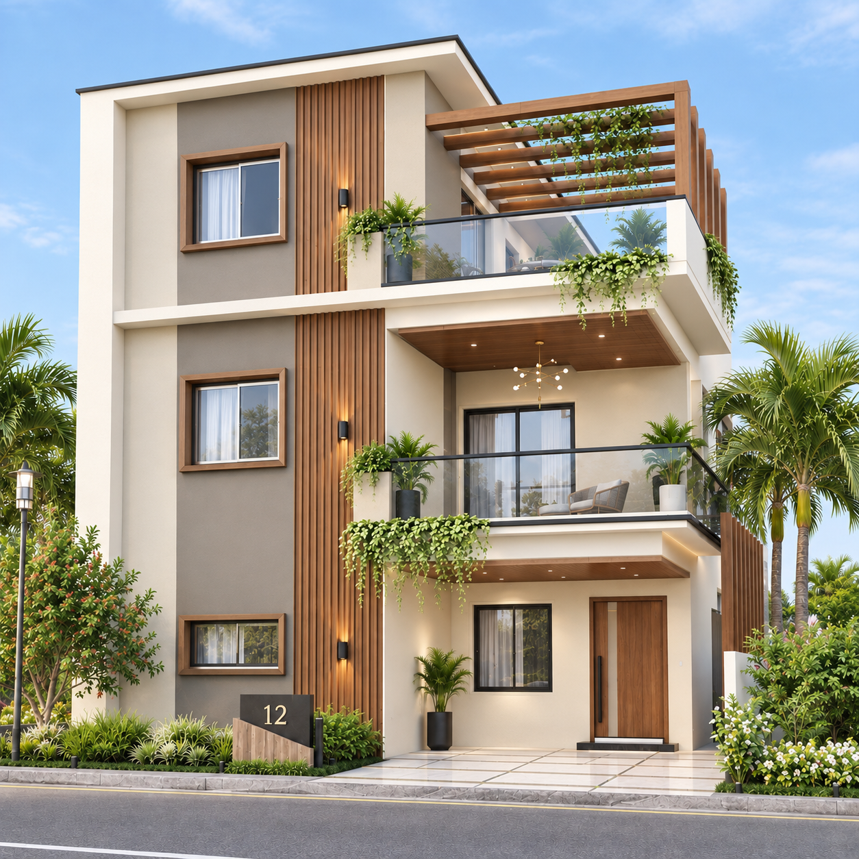 NYSA triplex villa