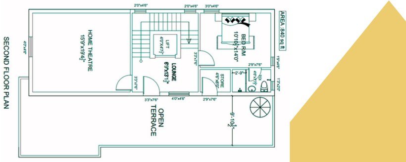 East second floor plan