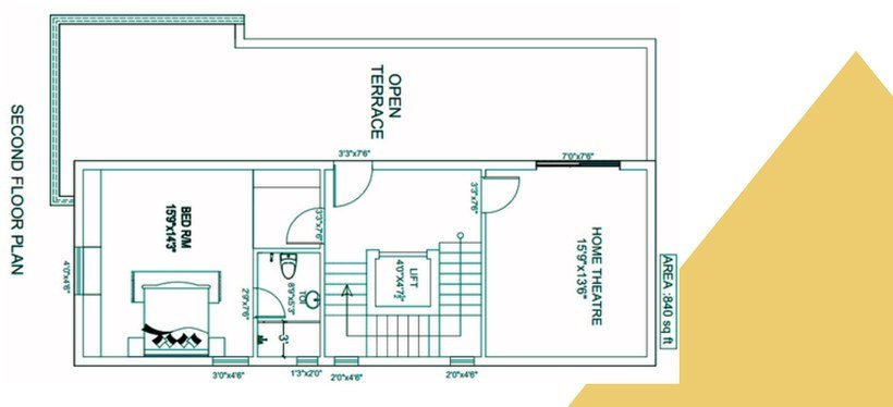 West second floor plan